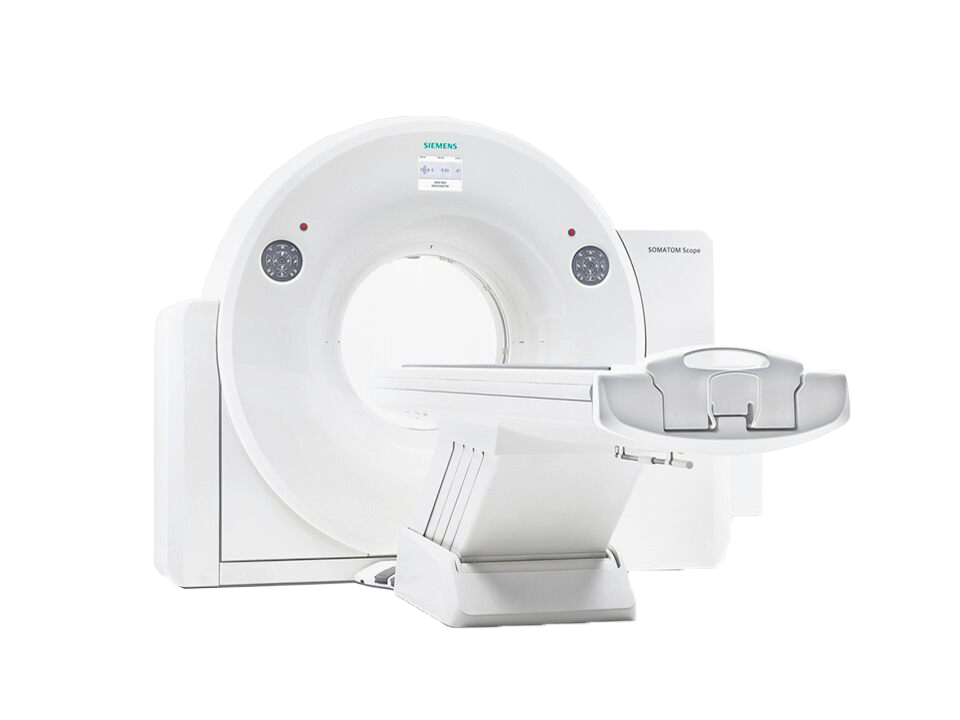 ct scan all white